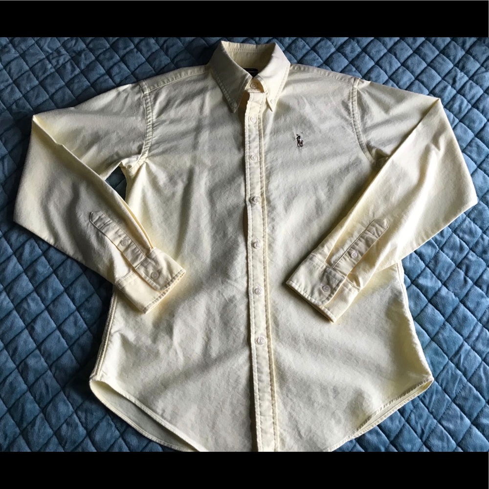 Ralph Lauren Yellow Classic Fit Men’s Dress Shirt